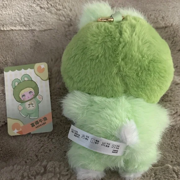 Nommi Cute Green Plush Doll - Picture 6 of 7